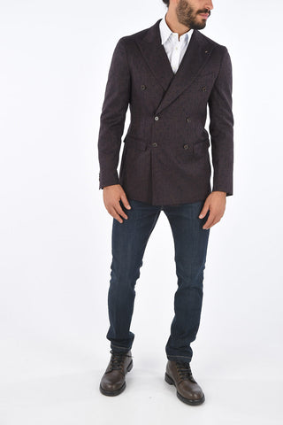 CC COLLECTION Double-Breasted REWARD Peaked Lapel Blazer