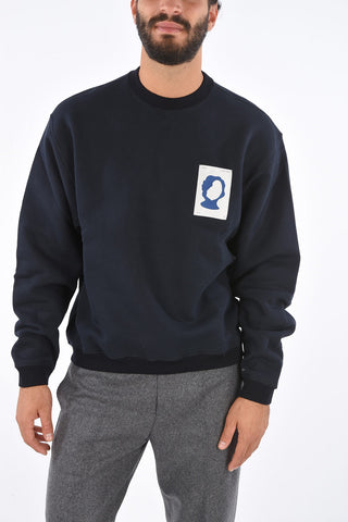Cotton MORAL PANIC FRANK Crew-Neck Sweatshirt