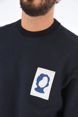 Cotton MORAL PANIC FRANK Crew-Neck Sweatshirt