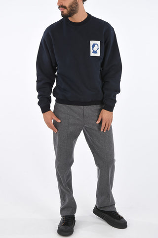 Cotton MORAL PANIC FRANK Crew-Neck Sweatshirt