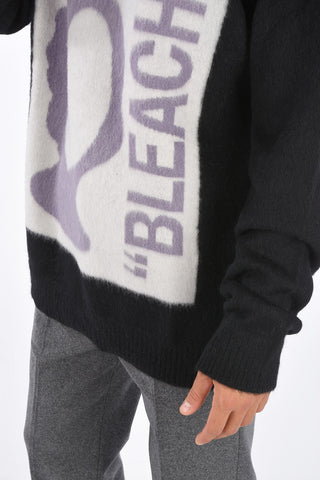 Oversized BLEACH Crew-Neck Sweater