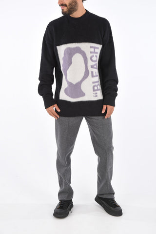 Oversized BLEACH Crew-Neck Sweater