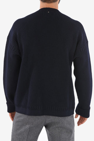 Maglia Crochet LANGARA con Collo Quadrato