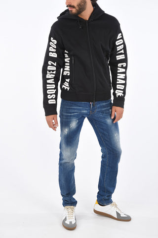 Full-Zipped SKI Sweatshirt with Hood 