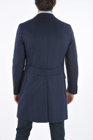CC COLLECTION Cappotto Sfoderato in Lana con Tasche con Aletta 