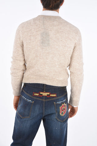 Ribbed Two Pocket Cardigan