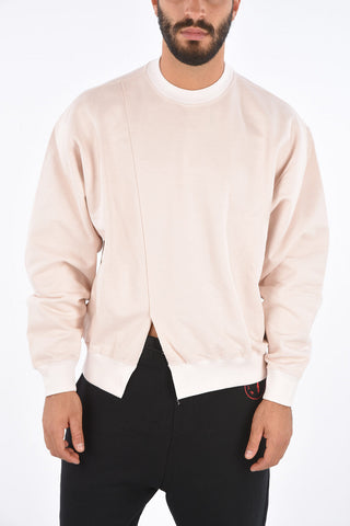 Visible Seams SLASHED Crew-Neck Sweater