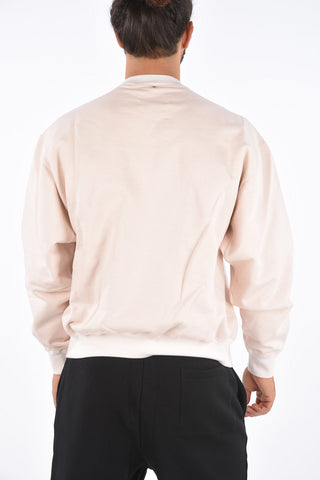 Visible Seams SLASHED Crew-Neck Sweater