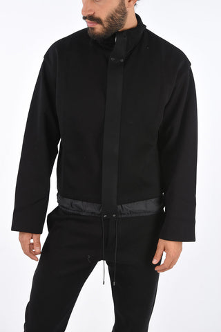 Drawstring Hem BONN Full-Zipped Mock Jacket