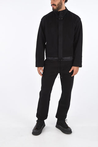 Drawstring Hem BONN Full-Zipped Mock Jacket