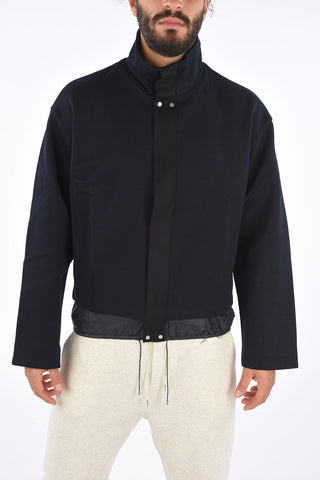 Drawstring Hem BONN Full-Zipped Mock Jacket