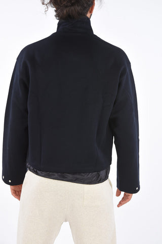 Drawstring Hem BONN Full-Zipped Mock Jacket