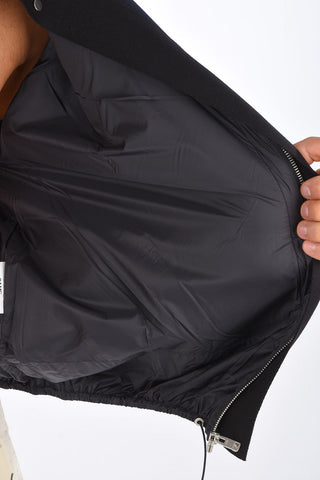Drawstring Hem BONN Full-Zipped Mock Jacket