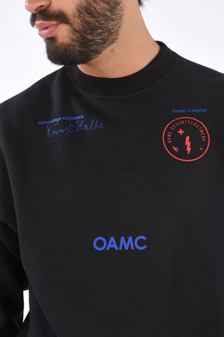 Logo Printed KUNSTHALLE Crew-Neck Sweatshirt