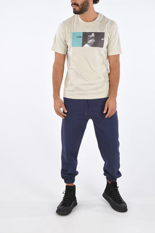 Printed SUN RA Crew-Neck T-Shirt