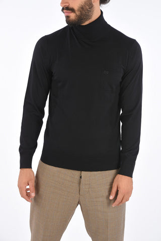 Turtle-Neck Wool Sweater