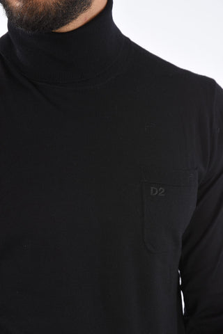Turtle-Neck Wool Sweater
