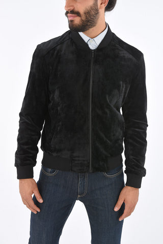 CC COLLECTION Chenille Inner Pocket Bomber 