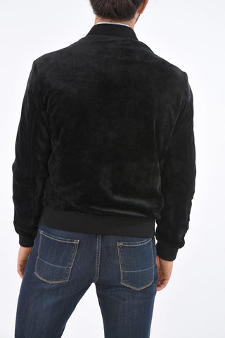 CC COLLECTION Chenille Inner Pocket Bomber 