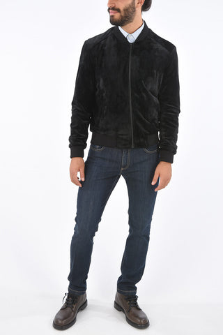 CC COLLECTION Chenille Inner Pocket Bomber 