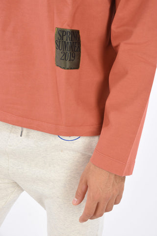 Cotton DRAWCORD Crew-Neck Sweatshirt