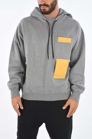 Felpa Hoodie MULTIPLES Con Maxi Tasca a Toppa