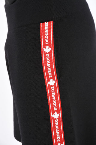 Shorts in Lana Super Stretch con Banda Laterale Logata