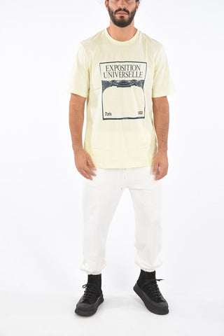 T-Shirt Girocollo PARIS in Cotone 