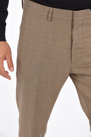 Pantaloni Hokey Fit Pied-De-Poule 