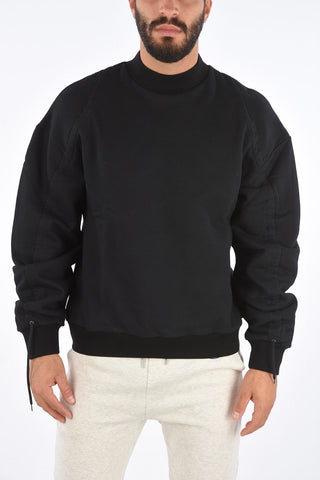 Drawstring Sleevee MULTIPLES Crew-Neck Sweatshirt