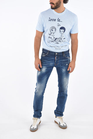 Distressed SLIM FIT Jeans 17cm