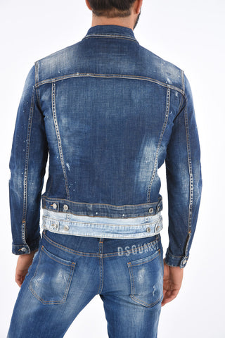 Distressed Denim MINI Jacket