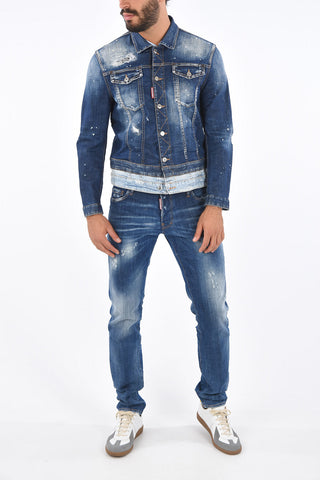 Distressed Denim MINI Jacket