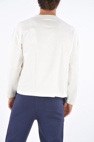Drawstring Hem DRAWCORD Long Sleeve T-Shirt