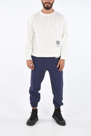Drawstring Hem DRAWCORD Long Sleeve T-Shirt