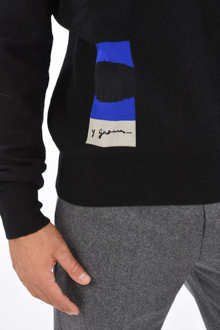 Embroidered FORM Crew-Neck Sweater