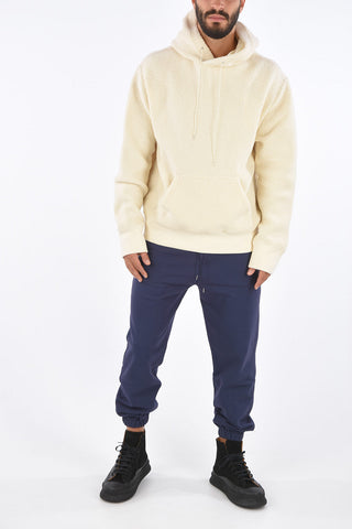 Crurled Wool Patch Pocket Hoodie