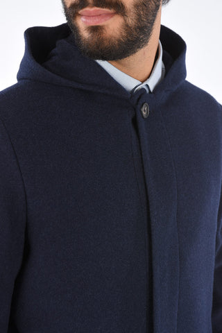 Cashmere Hidden Closure 2 Pocket Coat
