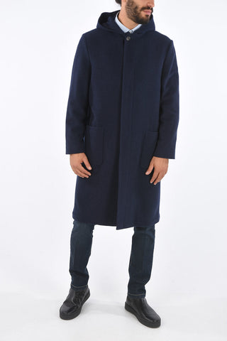 Cashmere Hidden Closure 2 Pocket Coat