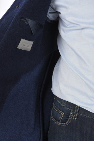 Cashmere Hidden Closure 2 Pocket Coat