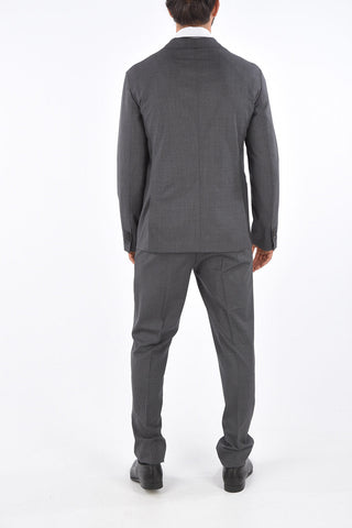 Completo a 2 Bottoni in Lana Vergine Stretch