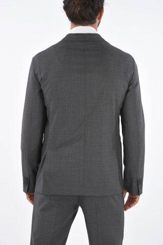 Completo a 2 Bottoni in Lana Vergine Stretch
