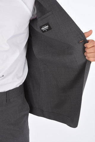 Completo a 2 Bottoni in Lana Vergine Stretch