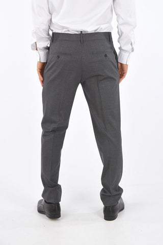 Completo a 2 Bottoni in Lana Vergine Stretch