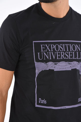 T-Shirt Girocollo PARIS in Cotone 