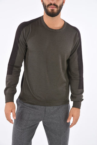 Maglia Girocollo BLOCK TEXTURE in Lana e Cashmere 
