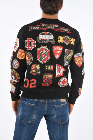 Printed COOL FIT Crew-Neck Sweatshirt