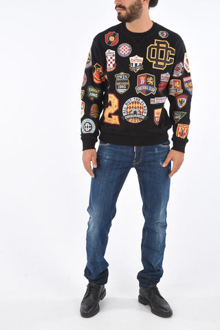 Printed COOL FIT Crew-Neck Sweatshirt