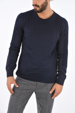 Maglia Girocollo BLOCK TEXTURE in Lana e Cashmere 