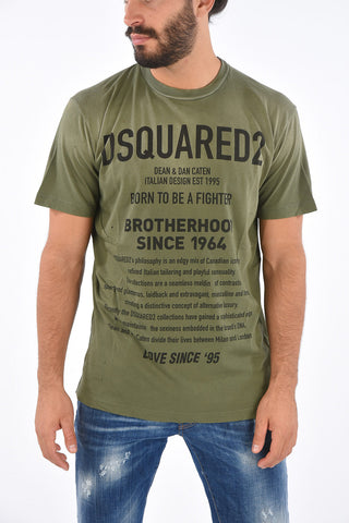 COOL FIT BORN TO BE FIGHTER Crew-Neck T-Shirt